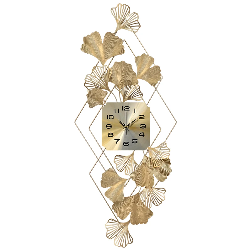 

Luxury Art Wall Clock Modern Design Silent Automatic Art Living Room Furniture Watch Unique Reloj De Pared Decor For Home