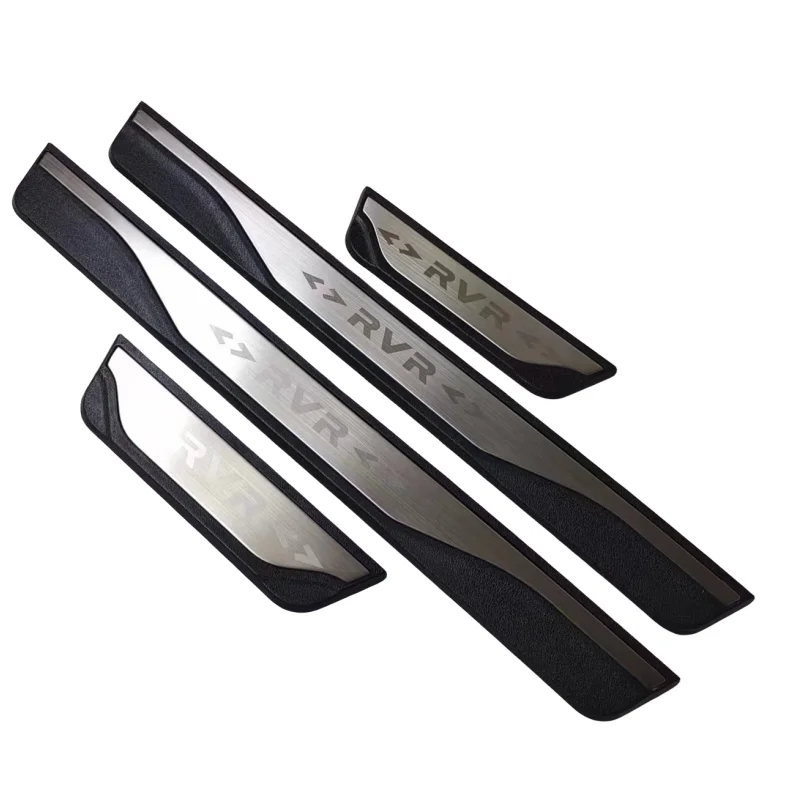 

Автомобильная наклейка для Mitsubishi RVR, защитная Накладка на порог, аксессуары, защитная накладка на педаль автомобиля, декоративная отделка 2016 2020 2022