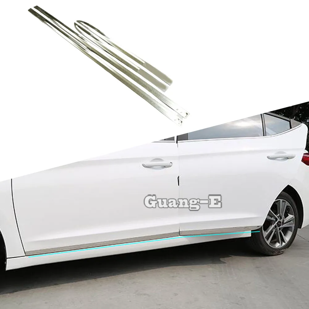 

Для Hyundai Elantra Avante 2016 2017 2018 2019 2020 детектор автомобильных наклеек из нержавеющей стали