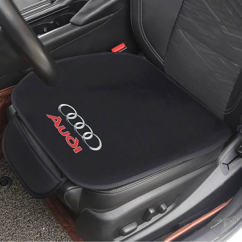 Car Seat Cushion Non-Slip Cover Ice silk Velvet Plush For Audi A4 A3 A5 A6 A1 A7 A8 Q2 Q3 Q5 Q7 Q8 TT Accessories |
