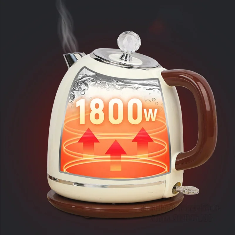 Портативный электрический чайник из нержавеющей стали 1 8 л 220 В