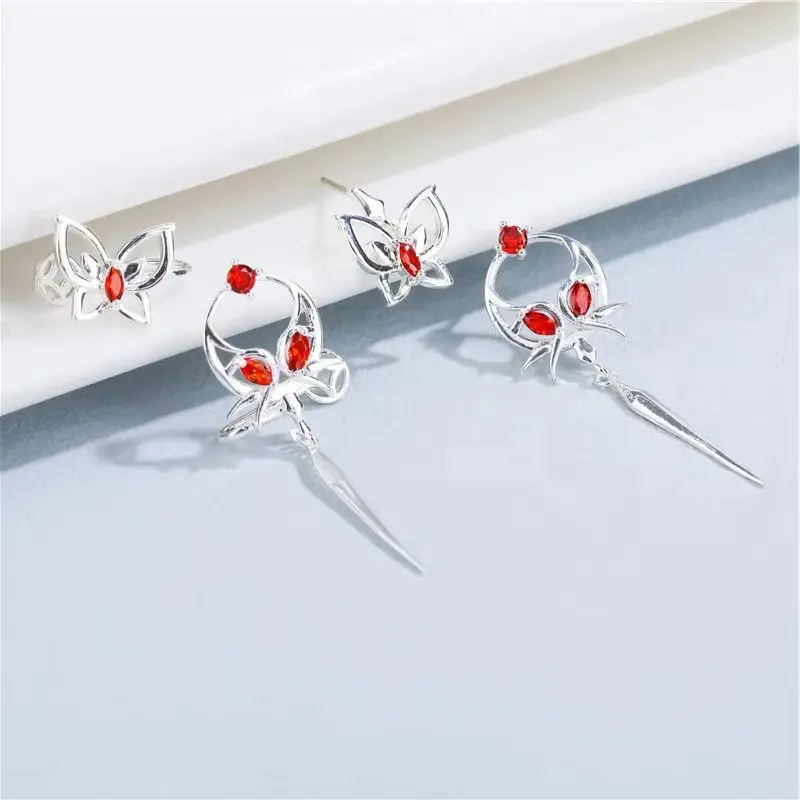 Серьги-капельки Tian Guan Ci Fu цинковый сплав