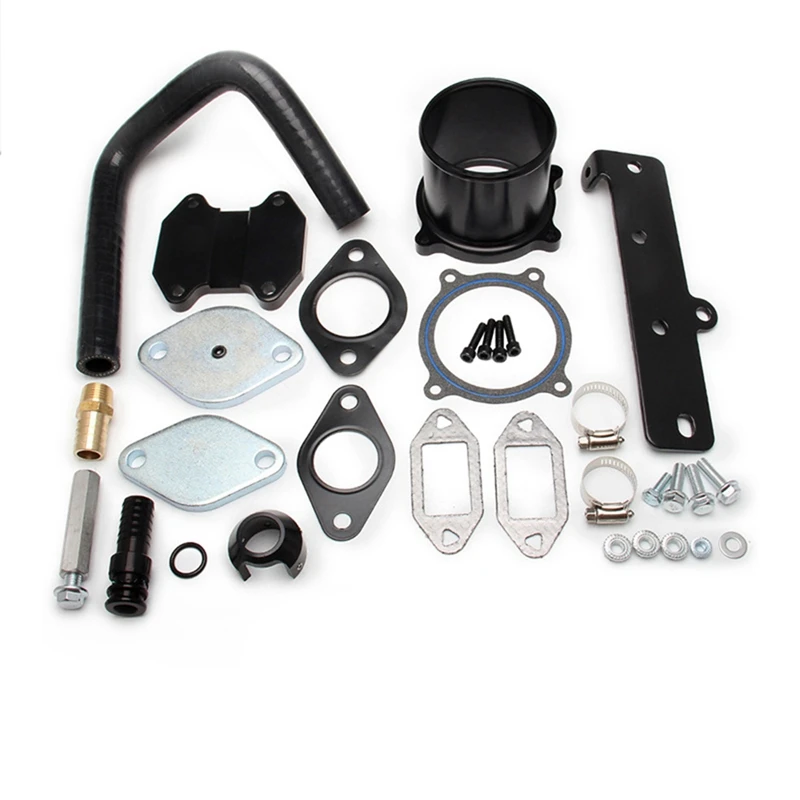 

Дизельный охладитель EGR, клапан дроссельной заслонки для 13-18 Dodge Ram 6.7L Cummins с трубой для рециркуляции выхлопных газов, 1 комплект