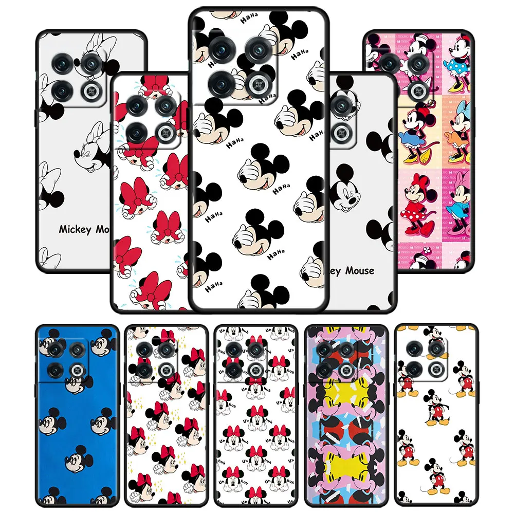 

Case Cover for Oneplus 1+ 9 8 7 7T 8T 9R 9RT 10 Pro Nord N10 N100 N200 CE 2 5G Soft Trend Mickey Minnie Mouse Tile Disney