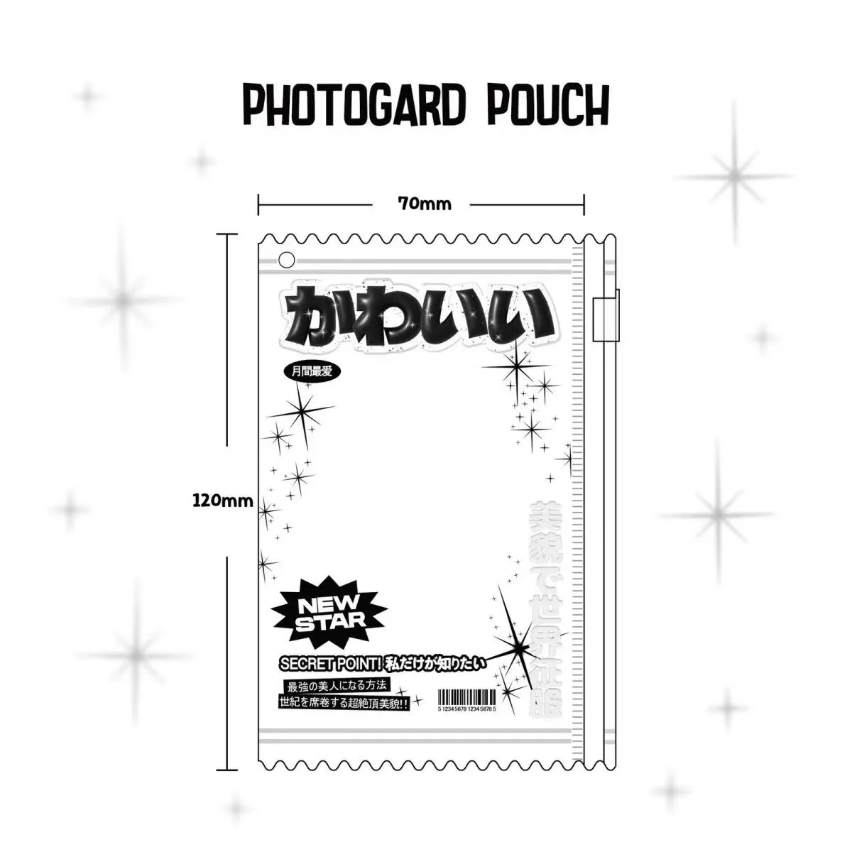 

Пластиковые самозапечатывающиеся пакеты kawaii 3 дюйма