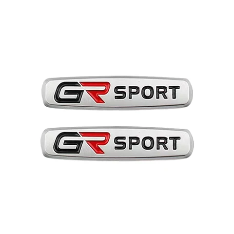 Металлическая 3D табличка с логотипом GR Sport, значок на сиденье, Наклейка для Toyota GR Sport Corolla Prius Harrier Camry C-HR RAV4 Avensis