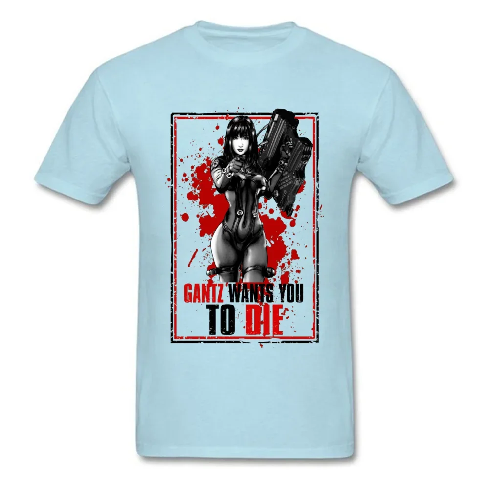 Футболка для взрослых и мужчин футболки с аниме Gantz Needs Blood студенческие новинка