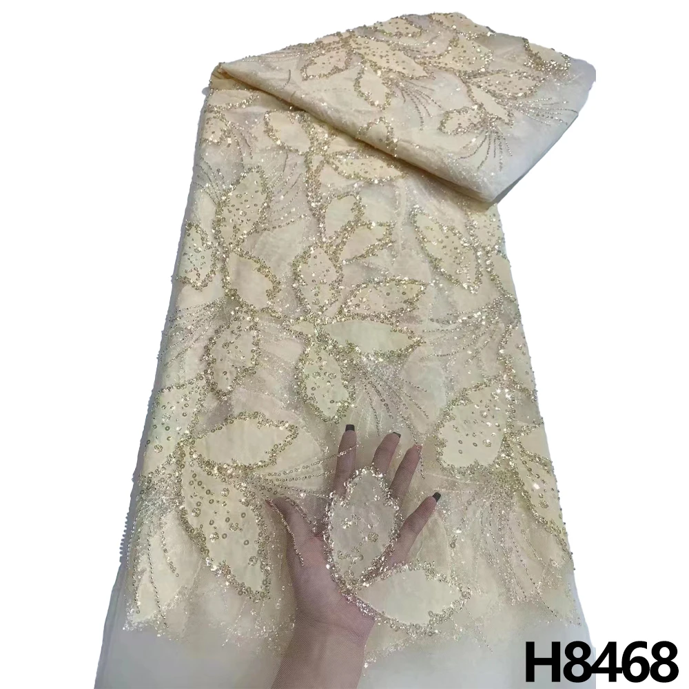 2023 Высококачественная африканская сетчатая кружевная ткань нигерийский тюль