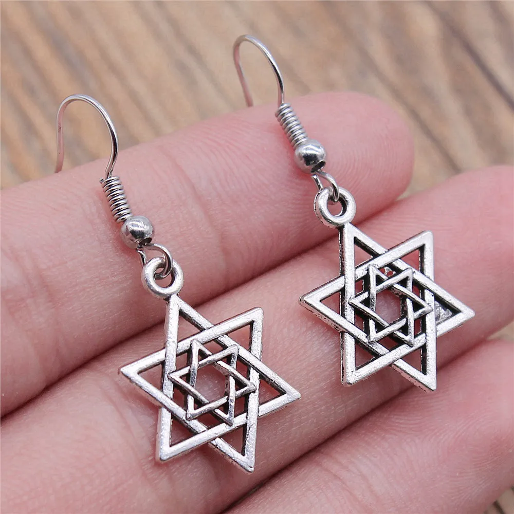 Кельтские аксессуары ювелирные изделия и серьги размер 18x19 мм