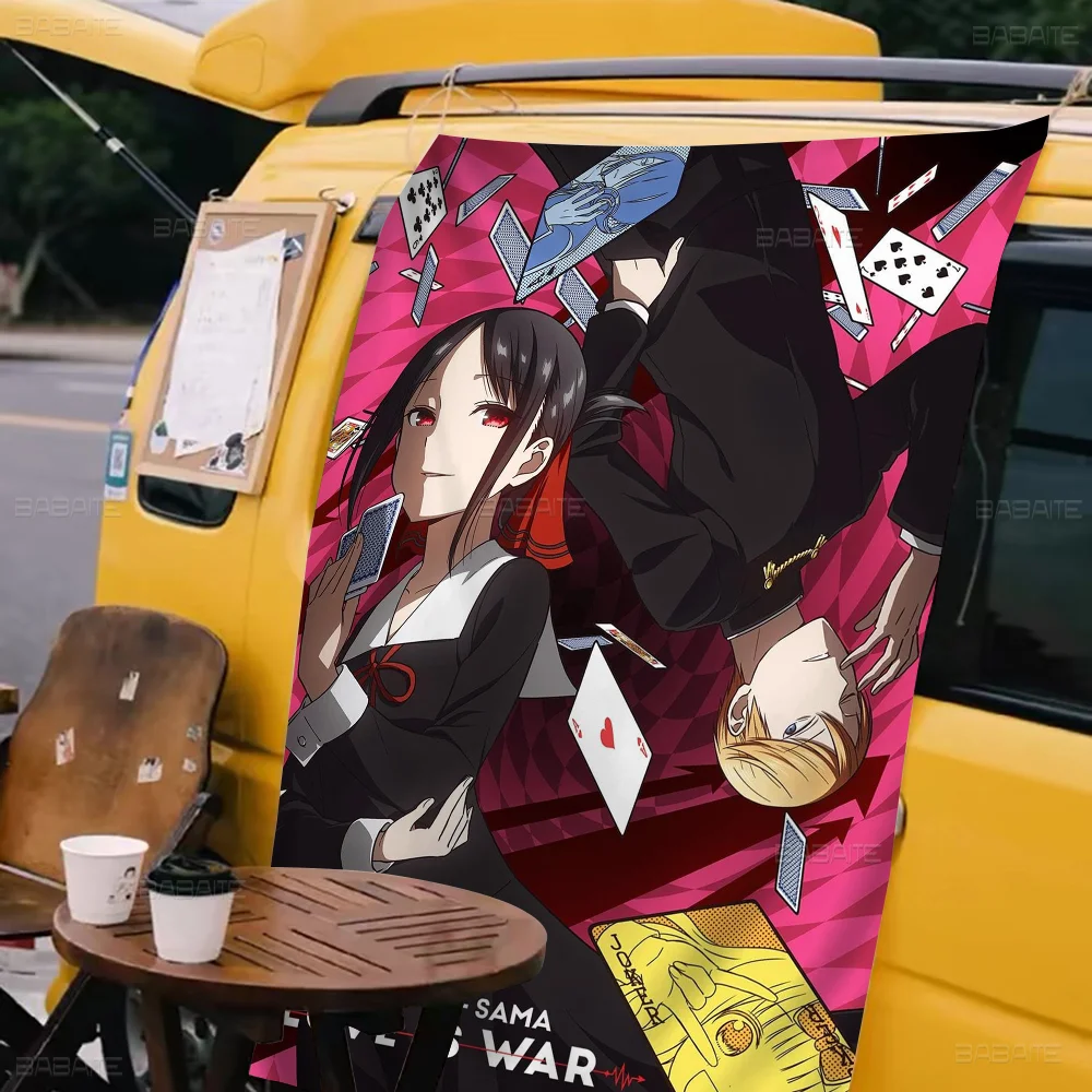 Аниме Кагуя Сама Love Is War красочный флаг настенный богемный баннер Мандала