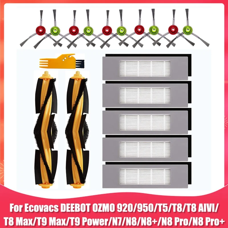

Набор аксессуаров для робота-пылесоса Ecovacs DEEBOT OZMO T5 T8 AIVI T8 Max T9 Max T9 Power N7 N8