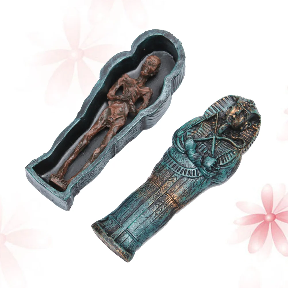 

1PCS Mummy Dccor Shape Mummy Decor Accessory Decor Accessory Egyptian Mummy Statue Egyptian Mummy Figurines