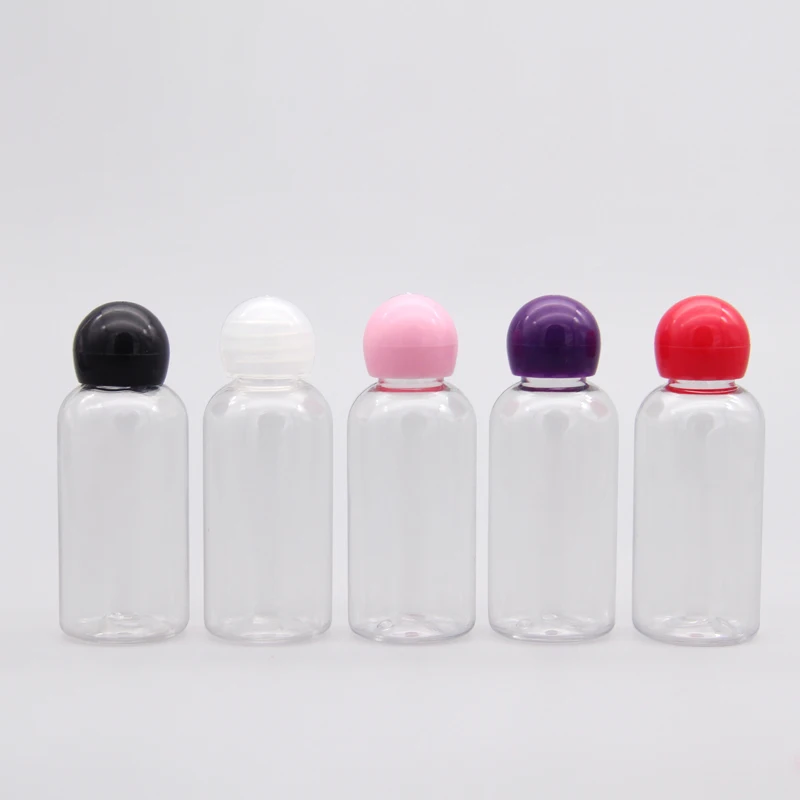 

50pcs 40ml Mini Personal Care Travel Bottle,Cosmetic Sample Plastic Bottles PET Vial Small Shampoo Hotel Cosmetic containers