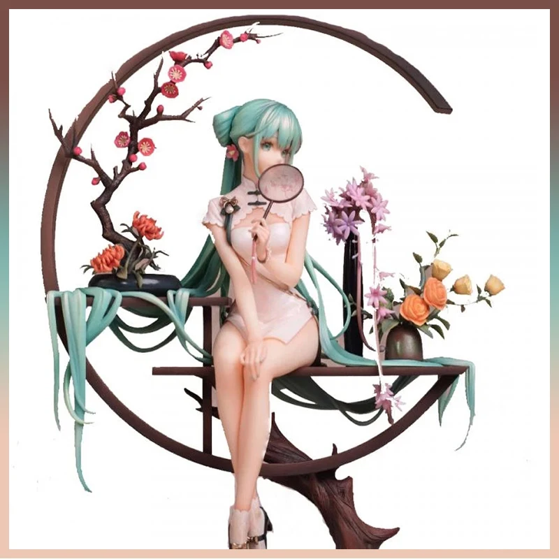 

25cm Cartoon Character Figure Chinese Style Kawaii Shaohua Cheongsam Display Anime Figure Kawaii Boxed Pvc Material Model Toys