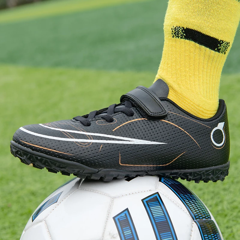 Kids Boys Girls Soccer Shoes Summer Non-slip Splint Soccer Training Shoes Artificial Grass TF/Ag Shoes 31-39