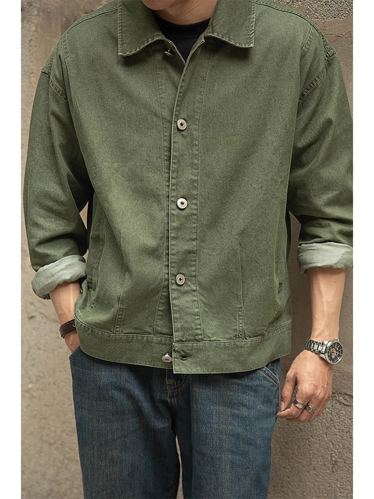 Джинсовая куртка Blade Cargo Amekaji Yeast Mill американская винтажная свободная верхняя