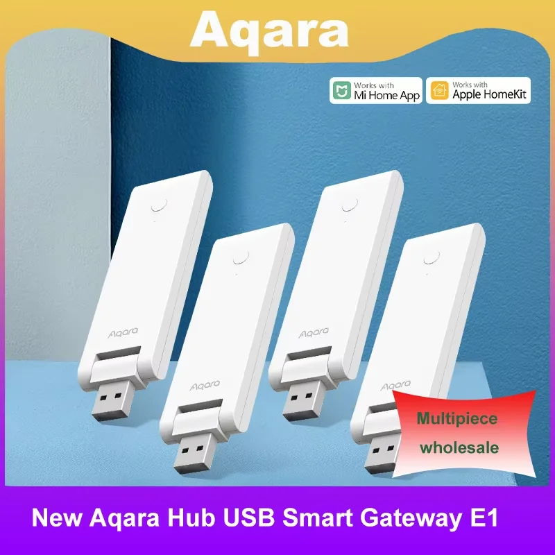 Aqara M1S Hub E1 Шлюз со светодиодным RGB ночником ZigBee Wi-Fi 2,4G Siri Голосовой пульт дистанционного управления Домашняя работа Приложение Mijia HomeKit (art.: 3920d43d6476d) - 3920d43d6476d