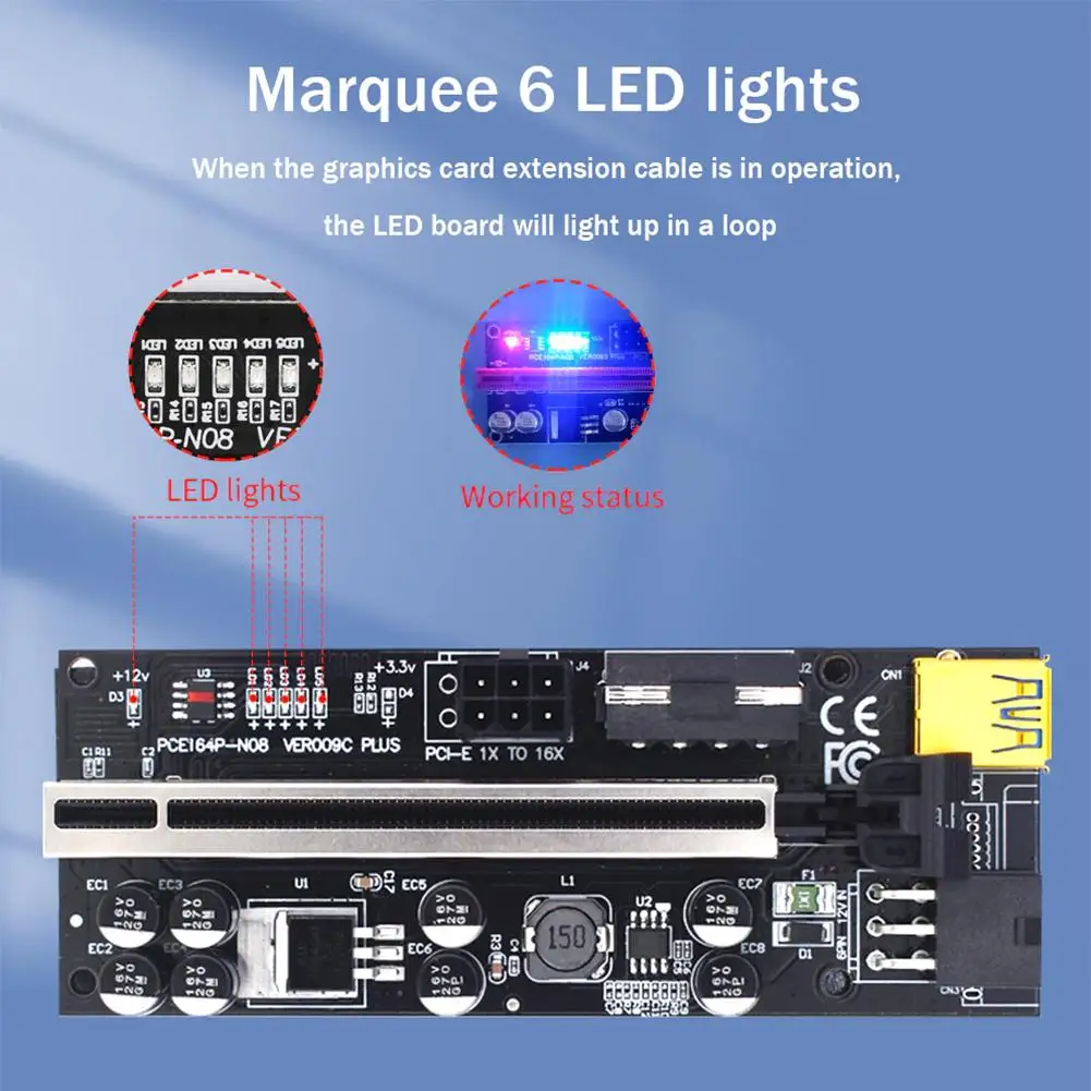 

USB 3.0 PCI-E Экспресс-адаптер 1X-16X