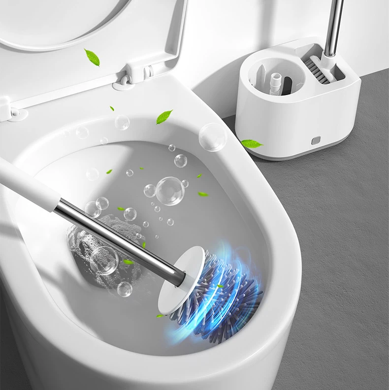 tpr silicone toilet brush bathroom cleaning brushes leakproof water wall mounted for xiaomi yijie toilet brush bathroom sets free global shipping