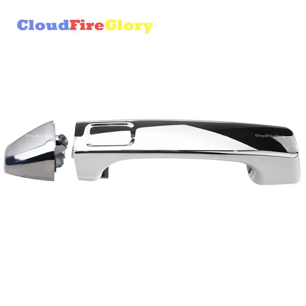 

CloudFireGlory For Hummer H3 2006 2007 2008 2009 2010 1 Set Front / Rear Exterior Outside Door Handle Chrome 15296932 15932907