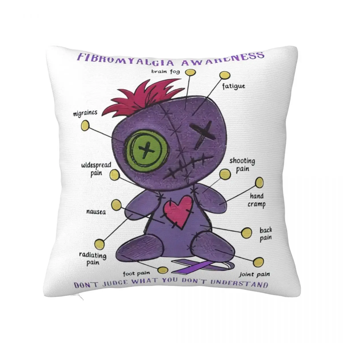 Детская наволочка с рисунком фибромилгии
