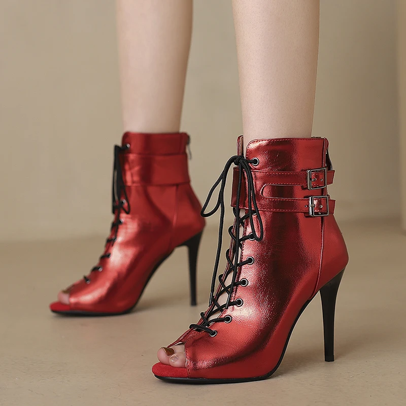 

Женская кружевная юбка с открытым носком, черная, красная, Золотая юбка на высоком каблуке, большой размер 45, 44