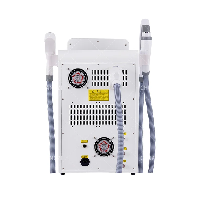 3 IN 1 OPT IPL Epilation Tattoo Removed Equipment E-light Nd Yag Eyebrow pigment hair Remove red blood Skin rejuvena Machine