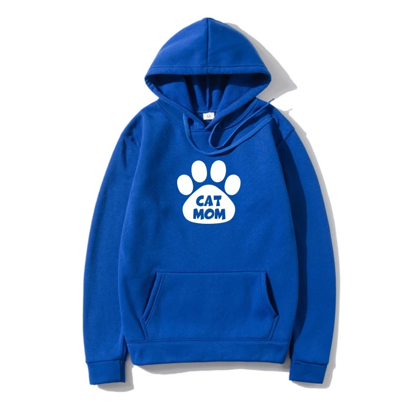 

Hoodi Ca Mom Outerwear Unique Hoody Animal Lovers Sweatshir Women Funny Warm Prin For Youth Middle-Age Old Age Hoody