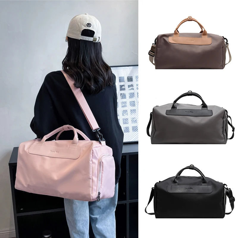 Fashion Valise Bag for Women Gym Fitness Yoga Travel Luggage Handbag Cross Duffle Sports Shoulder Weekend Swim Bag Free Shipping