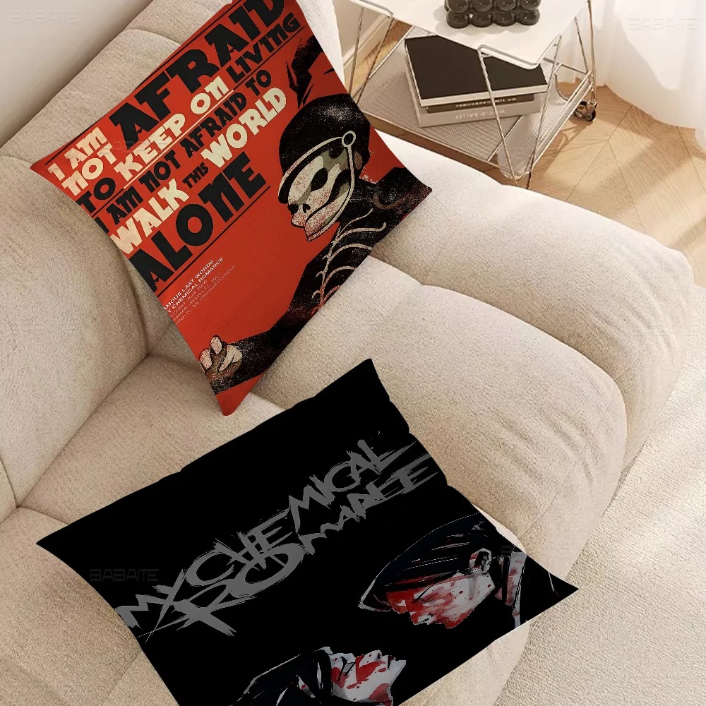 Чехол для подушки My C-Chemical R-Romance Band 30x50 полиэстеровые диванные декоративные