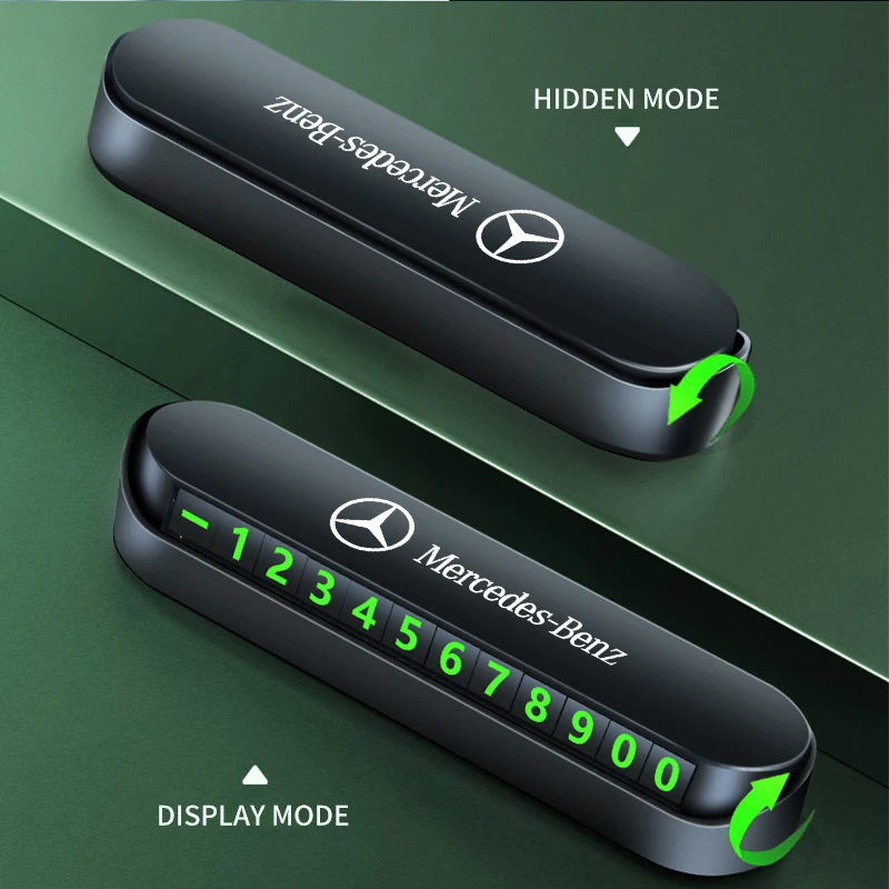 1 шт. автомобильная табличка для номера телефона Mercedes Benz B/C/E/S Class A C200L GLK CLA GLA