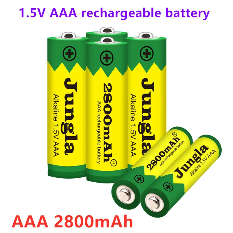 

2023 Batería AAA de 2800mAh, pila recargable alcalina AAA de 1,5 V de alta calidad para juguete con Control remoto