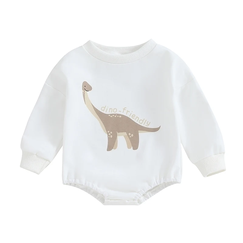 

Newborn Clothes Fall Winter Outfit Infant Baby Boy Sweatshirt Romper Oversized Sweater Shirt Bodysuit Top