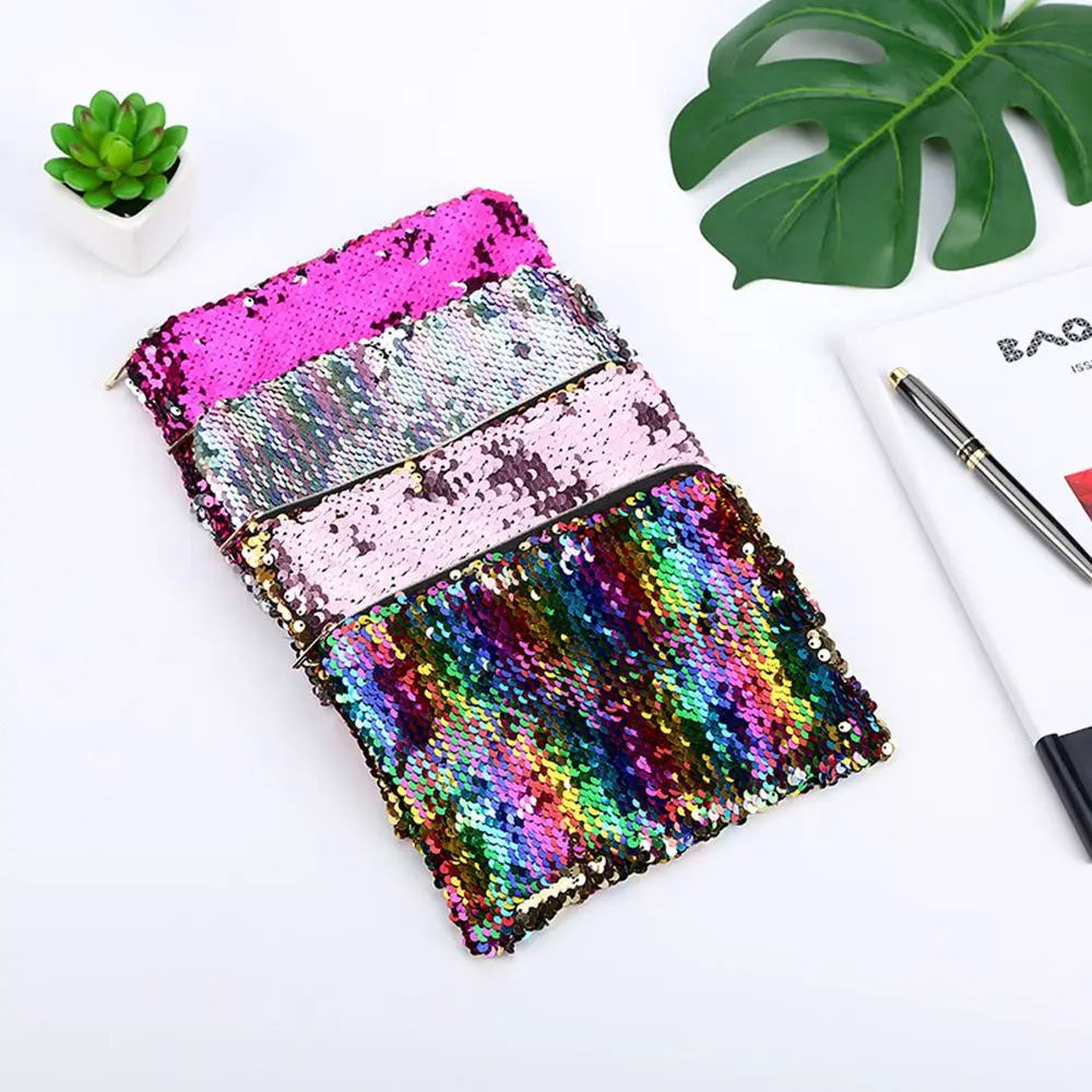 

High Quality Handbags Mermaid Sequin Glitter Makeup Bag Pen Bag Cosmetic Storage Zipper Pouch