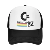 commodore 64 baseball cap adult c64 amiga computer adjustable trucker hat for men women sun protection snapback caps summer hats