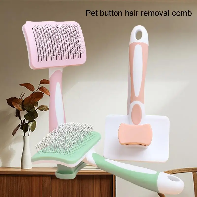 

Revolutionize Your Pet Grooming Routine with Our Self-Cleaning Cat and Shedding Comb - The Ultimate Pet Comb for a Flawless Fur