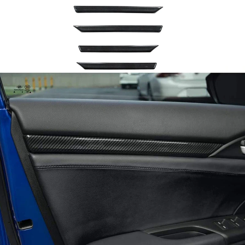 

Панель внутренней двери, Формовочная крышка, планка для аксессуаров Honda Civic 10 поколения 2016 2017 2018 2019 2020