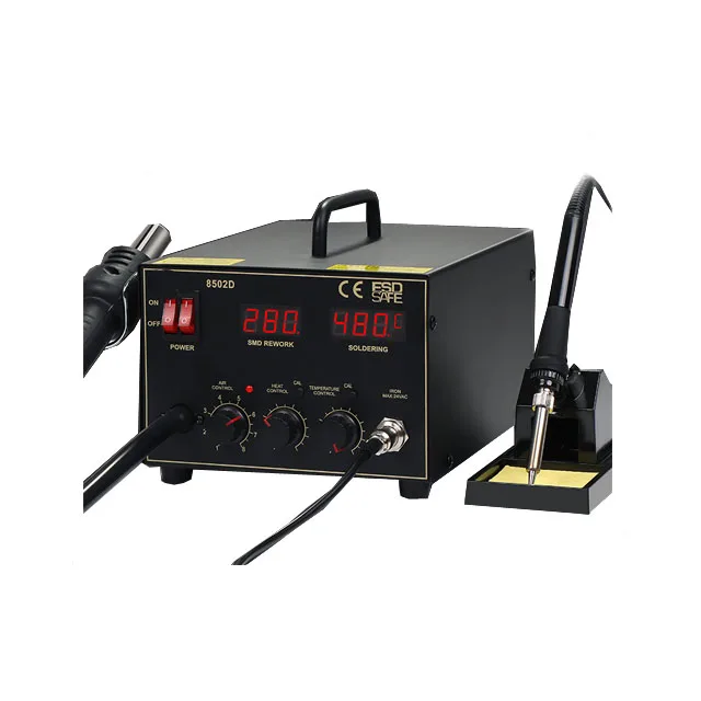 

2 in 1 Hot air gun and soldering station rework soldering machine
