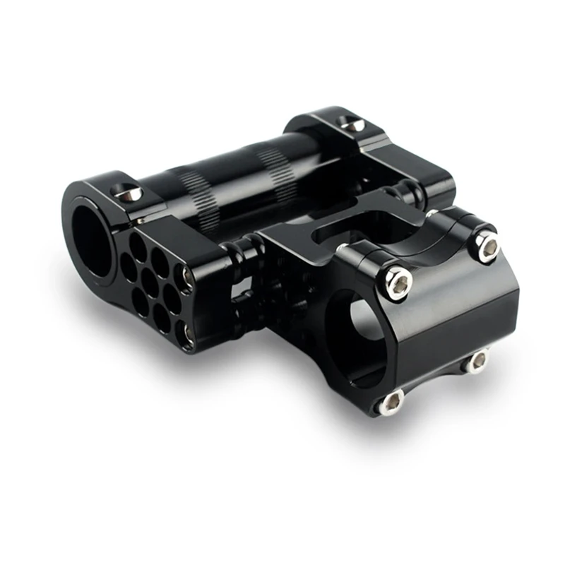 

Folding Bike 25.4mm Double Handlebar Stem Bicycle Adjustable Double Handlebar Stem Ultralight