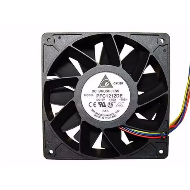 Delta Electronics PFC1212DE T8SH DC 12 В 4 80 А 120x120x38 мм Вентилятор охлаждения сервера