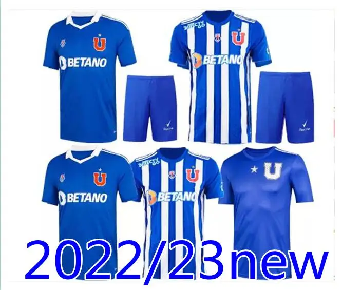 

22/23 University of Chile Men's T-shirt, University of Chile home and away, black memorial, 2022,2023