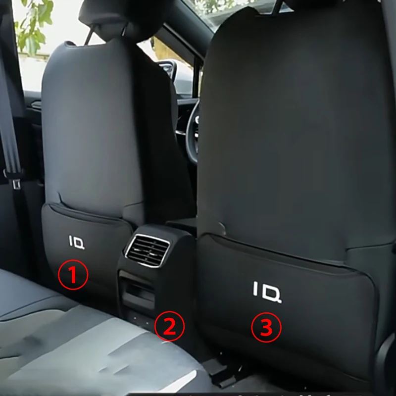 

Для Volkswagen VW ID.4X ID.3 ID.6 ID.4 Crozz 2023 коврик для защиты от ударов заднего сиденья автомобиля аксессуары для интерьера защитные молдинги 2022