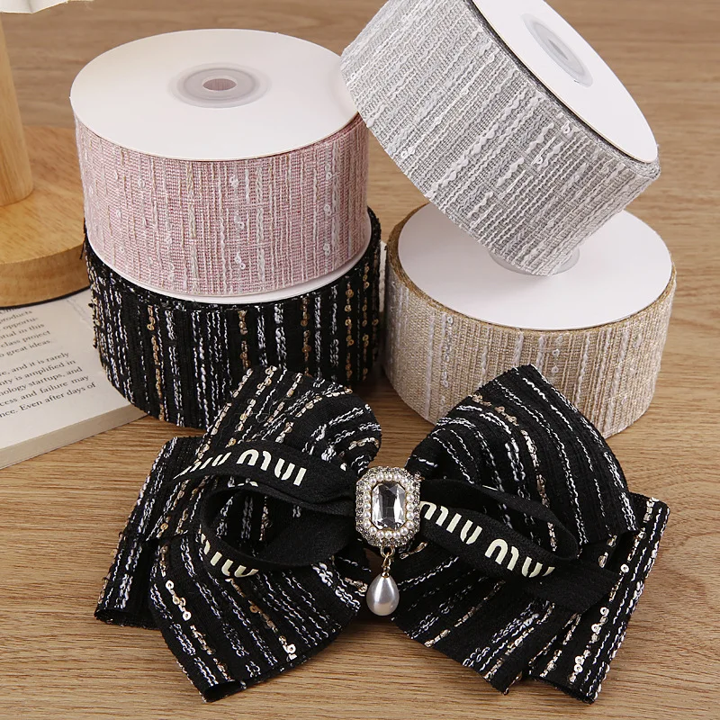 10 ярдов 50 мм горизонтальные технические банты для волос поделки сделай сам