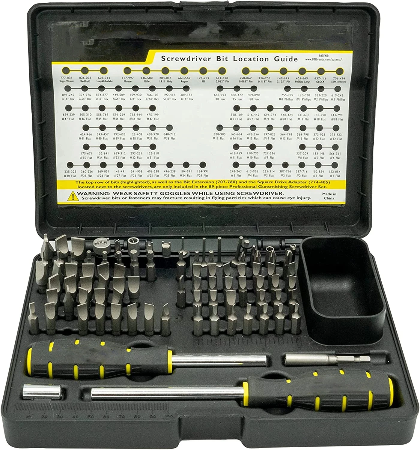 

2023 New Engineering Gunsmithing Screwdriver Set Durable Construction Storage Case for Maintenance wallboard wall plate