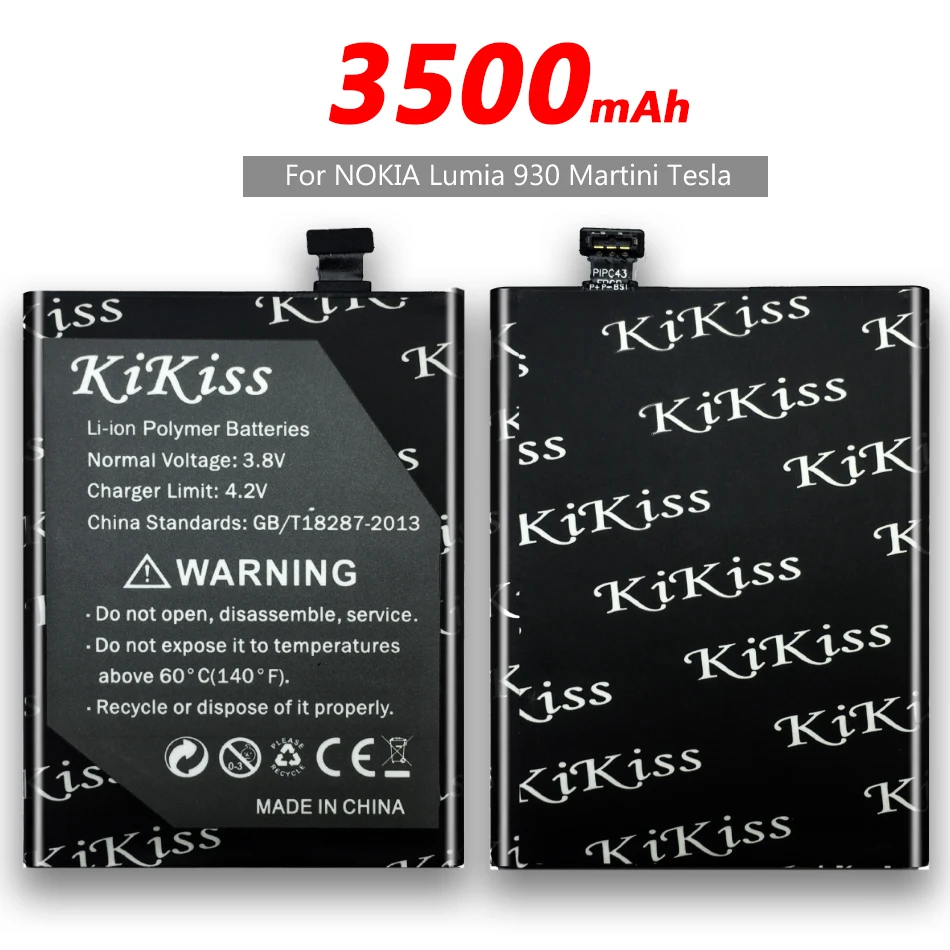 BV-5QW 3500mAh Сменный аккумулятор для Nokia Lumia 930 929 RM927 Lumia930 BV5QW литий-полимерные батареи +
