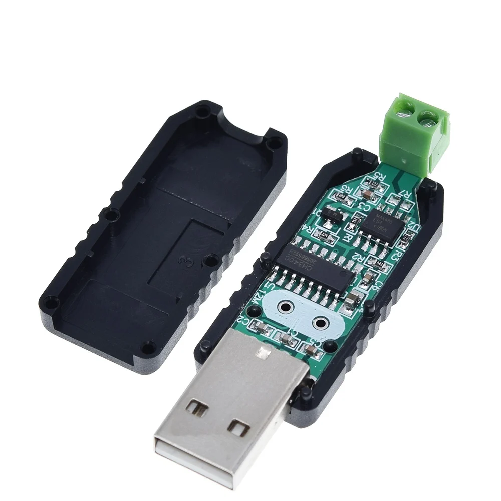 Фото Переходник-переходник TZT USB в RS485 485, поддержка Win7 XP Vista Linux Mac OS WinCE5.0 №2