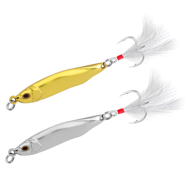 5/7/10/15/20g Gold Silver Metal VIB Lures Strong Vivid Vibrations Spoon Lure Fishing Bait Fish Artifici Hard Bait 3D Eyes