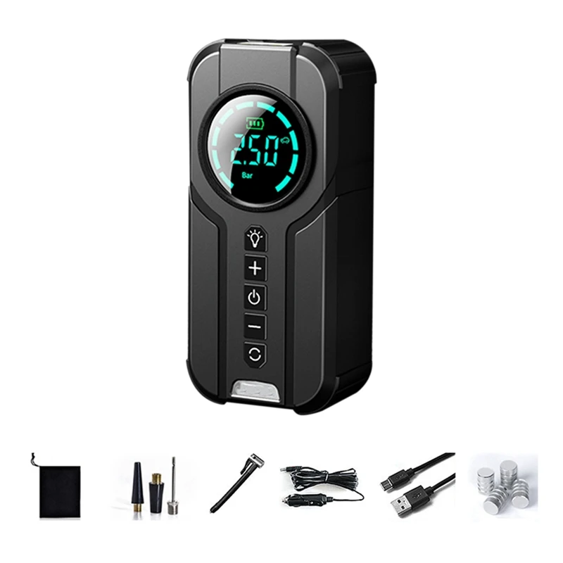 

Мини Многофункциональный насос для шин автомобильный компрессор беспроводной портативный насос для шин автомобильный насос для шин