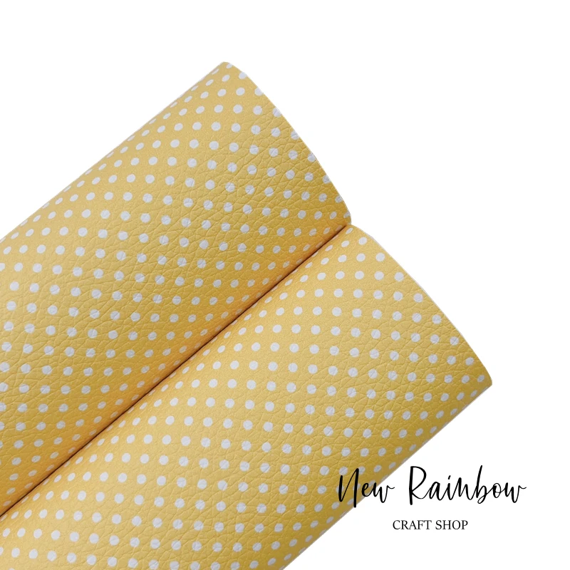 Новая коллекция радужных цветов 22x3 0 см/A4 в горошек из искусственной кожи для