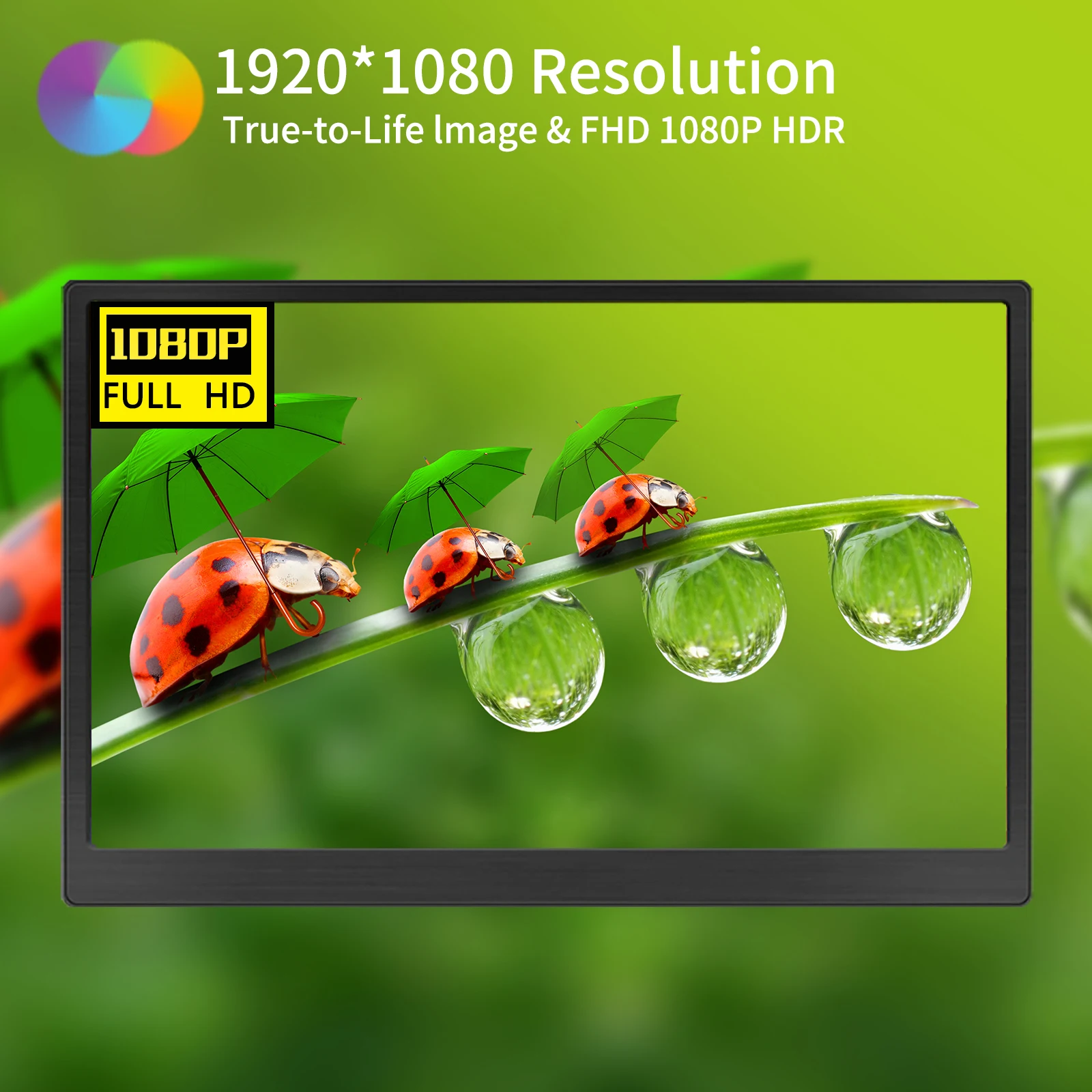 4k portable monitor 15 6 inch 3840x2160 ips lcd display hdmi dp type c for pc laptop phone ps4 switch xbox 1080p gaming monitor free global shipping